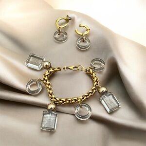 Gold Costume Jewelry Set